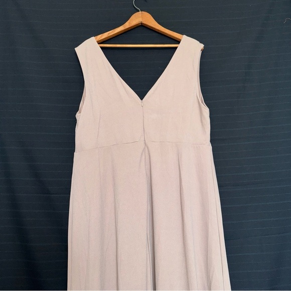 Birdy Grey Shamin Dress Crepe Taupe Curve 2X NEW NWT BRIDESMAID WEDDING - Picture 6 of 11